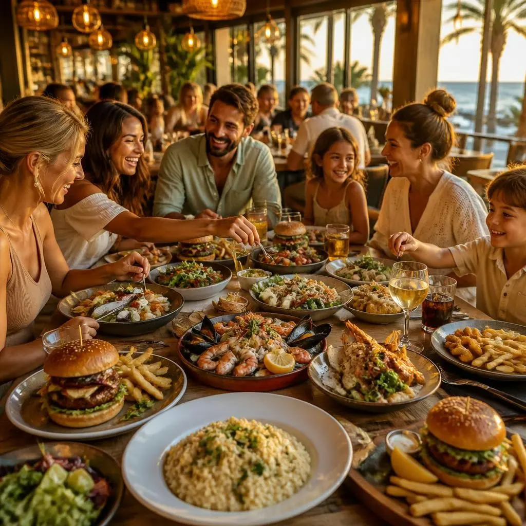 Comer fuera con gustos variados: cómo funciona el menú de Barrio Gourmet para grupos en Torrevieja
